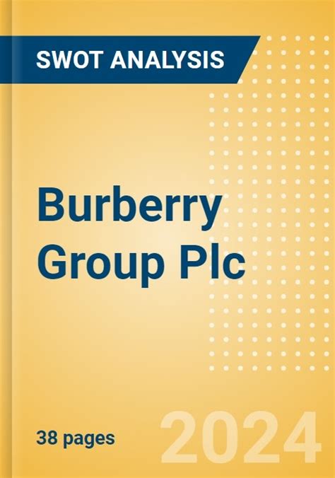 swot analysis burberry|Burberry Group Plc (BRBY) .